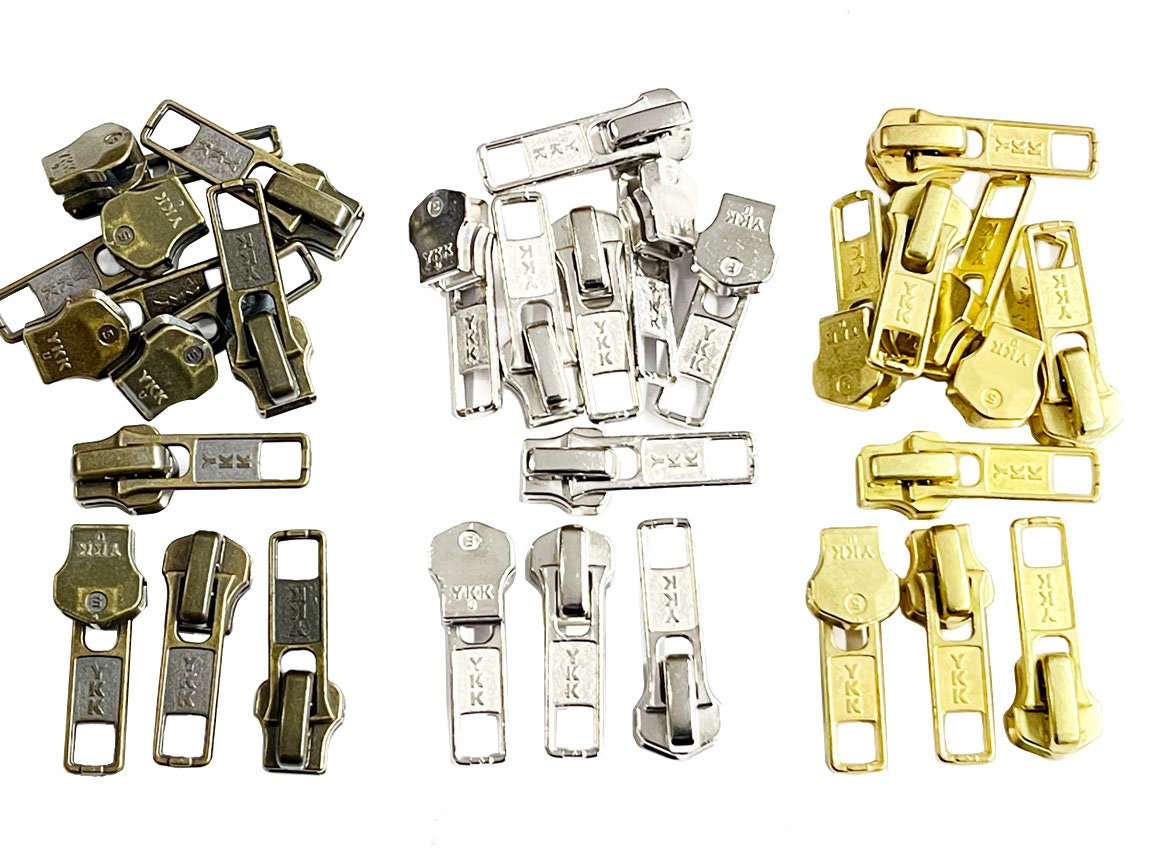 Zipper Repair Kit - #8 YKK Coil Automatic Lock Jacket Sliders - Color