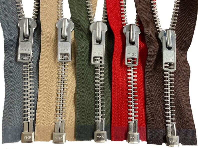 7 Inch to 36 Inch Extra Heavy Duty SALE Zippers wholesale YKK Etsy