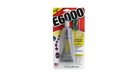Original Version E6000 Jewelry And Bead Adhesive With 4 Precision Applicator Tips For Jewelry!