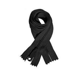 YKK Black or White 4.5 Handbag Nylon Coil Extra-Long Pull Zipper 10 Zippers Per Pack. Choose Your Length image 2