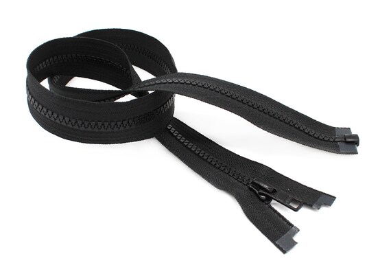 YKK #5 Nylon Coil Separating Zippers - Black 22 (Pack of 1 Zipper)