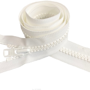 YKK 10 Grand plastique moulé robuste VISLON Séparation Manteau Veste Zippers Fabriqué aux États-Unis Choisissez les couleurs Longueur 5 à 36 image 10