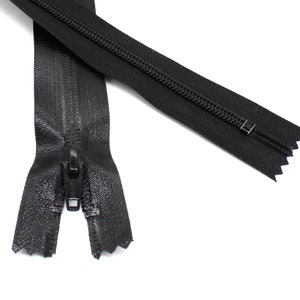 Water Repellent  YKK Number 5 Aquaguard Water Repellent Closed End Zipper - Black Only~ ZipperStop Wholesale Authorized Distributor YKK®