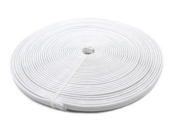 3/8 pouce Couvert Poly Boning - Blanc - Rouleau de 12 yd / 100% polypropylène recouvert de coton - Fabriqué aux États-Unis