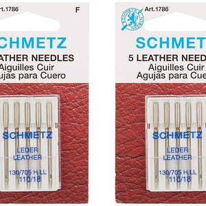 Schmetz Leather Machine Needle Size 18/110 (2 Pack)