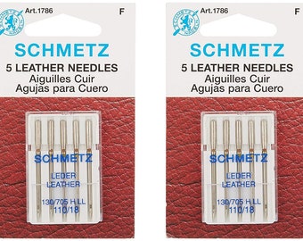 Schmetz Leather Machine Needle Size 18/110 (2 Pack)