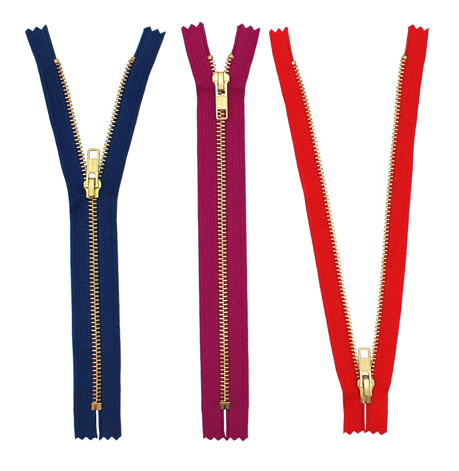 Zipperstop Wholesale Metal Zippers YKK® 5 Brass Zipper Etsy