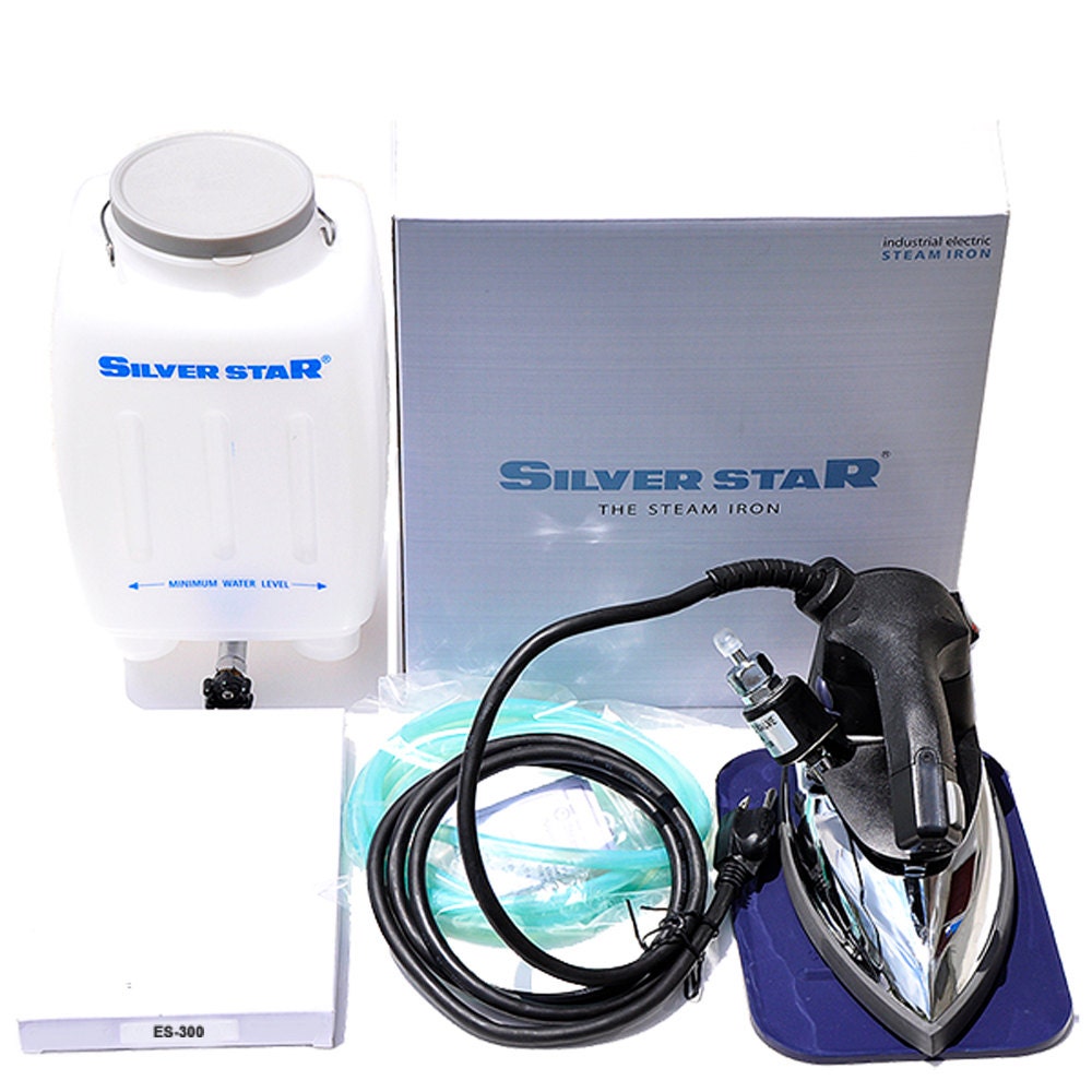 silver steam iron