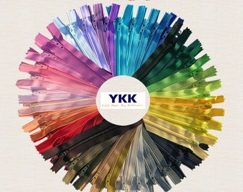 ZipperStop Wholesale Authorized Distributor YKK® ~ 7" YKK Assorted Zippers-50 of the hottest colors for 2016!We are also accepting requests!