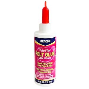 Beacon Fabri-Tac FELT GLUE 4FL OZ (118ml), White