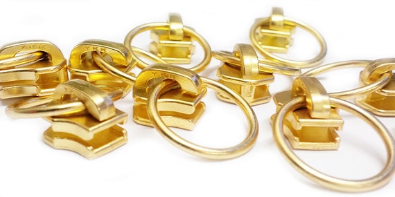 10 Cerniere In Metallo Ottone YKK N. 4,5 Da 5" – Pantaloni/Abiti, Scegli I Tuoi Colori - Italia - Foto 2