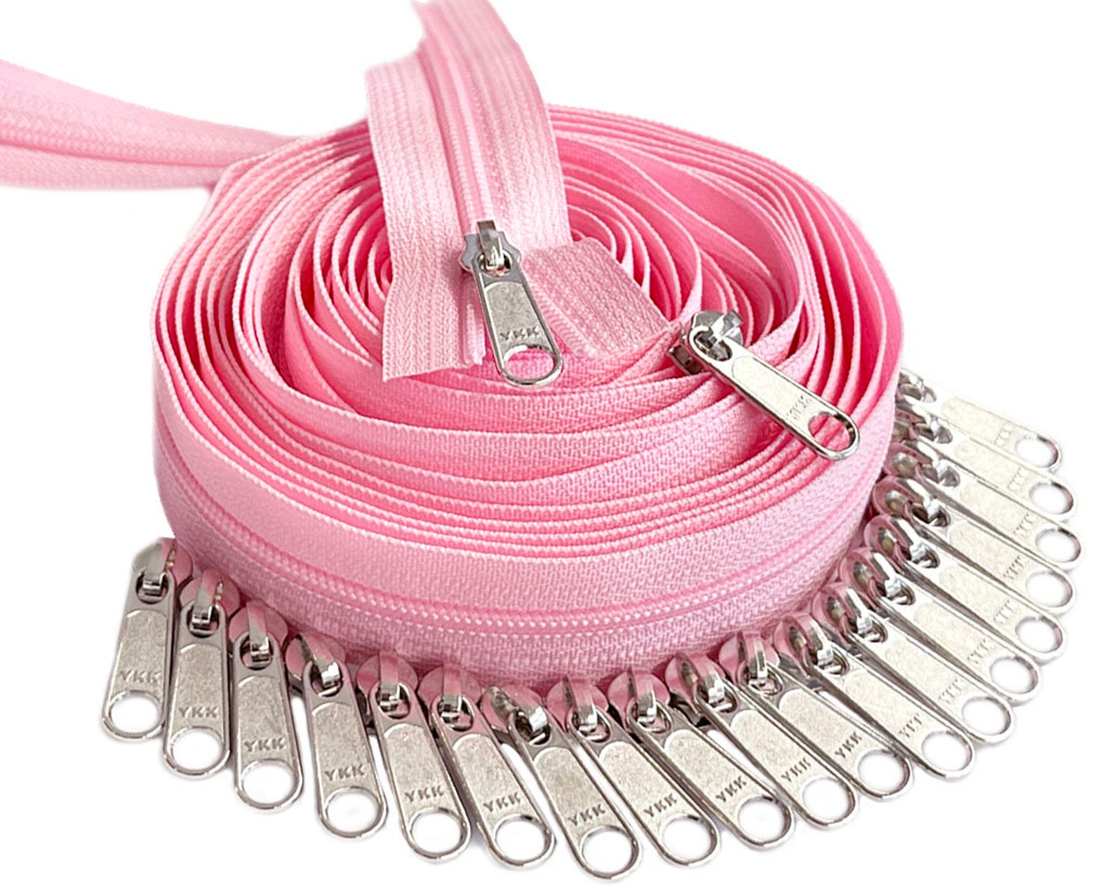 Continuous Chain Zipper YKK 3 Nylon Coil colorful With Etsy