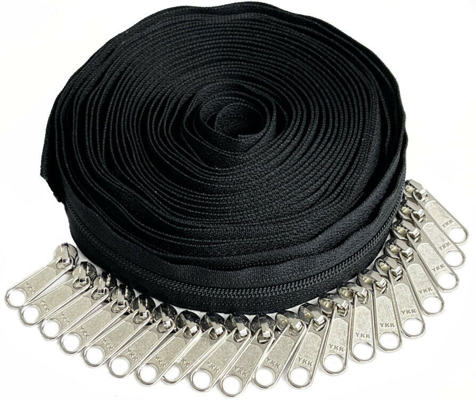 Continuous Chain Zipper YKK 3 Nylon Coil Colorful 5 Yards Etsy