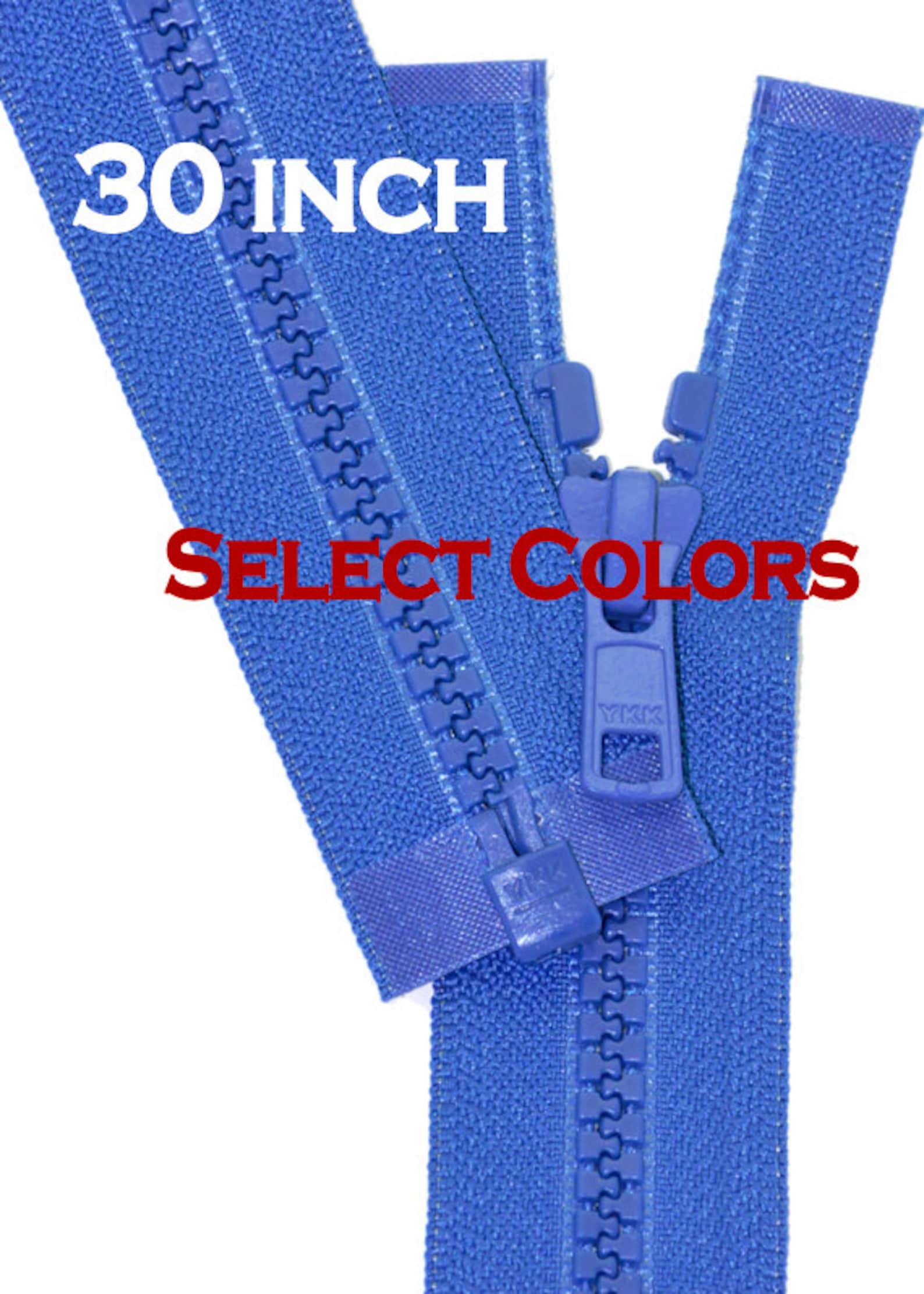 30 Ykk Jacket Zippers WHOLESALE 30 inch Vislon Jacket Etsy