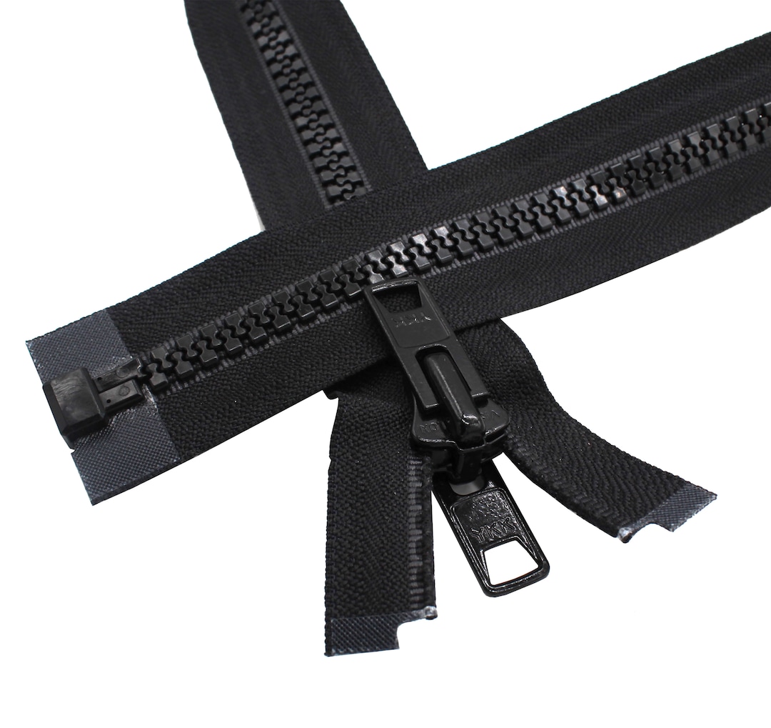 YKK10 76 145 Separating Large Plastic Zippers With Marine Grade Metal
