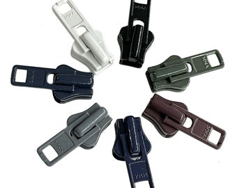One Black 5V Zipper Slider – YKK Compatible – For Old Style Molded Plastic Jackets 2 thumbnail image