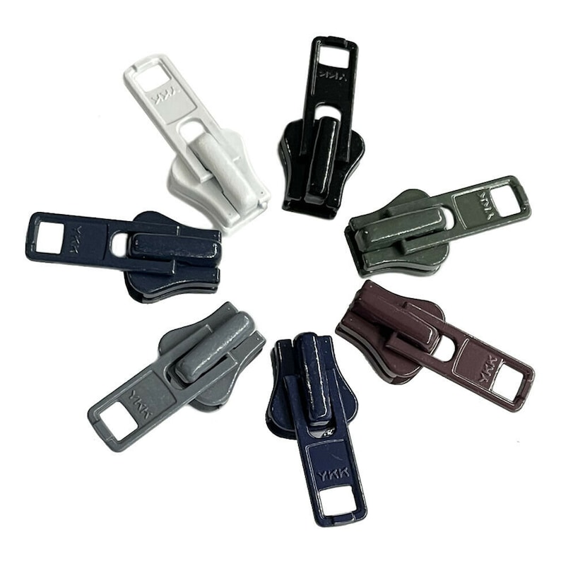 YKK #8 Vislon Original-glidlås för gjuten plastjacka - 2-pack Tillverkad i USA bild 1