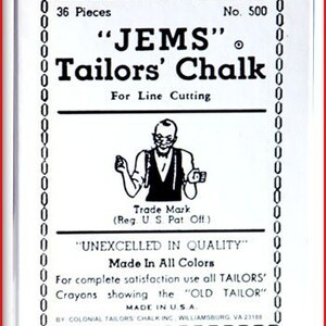 Jem's Tailor Chalk 36 Pcs image 3