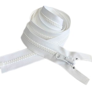 Cremallera separadora YKK n.° 5 Vislon: plástico moldeado, reversible