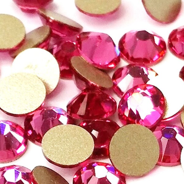 Starcut Crystal Flatback Rhinestones Burgundy Delite 30ss - Rhinestones