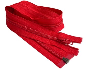 YKK #5 14" Nylon Coil One-Way Separating, Open-End Jacket Zipper - Your Choice of Colors and 1 zipper or 10 zippers