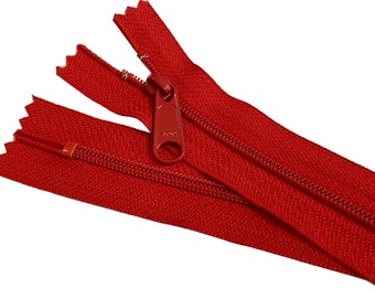 YKK Handtaschen-Reißverschlüsse Nr. 4.5, 22 Zoll (ca. 56 Cm) Mit Extra Langer Zunge – 25 Stück, USA-Herstellung, Farbauswahl Möglich