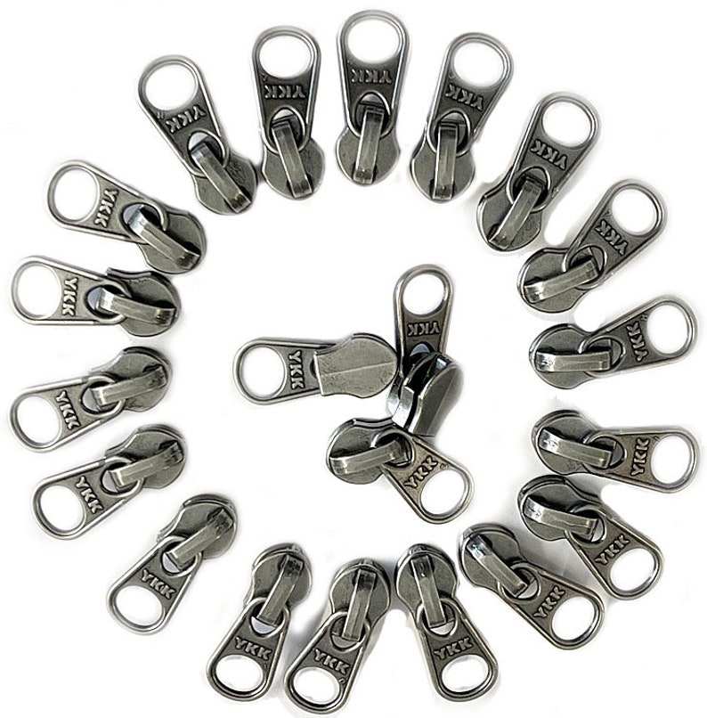 Zipper Repair Solution YKK Zipper Slider 3 DFW Coil Single Etsy