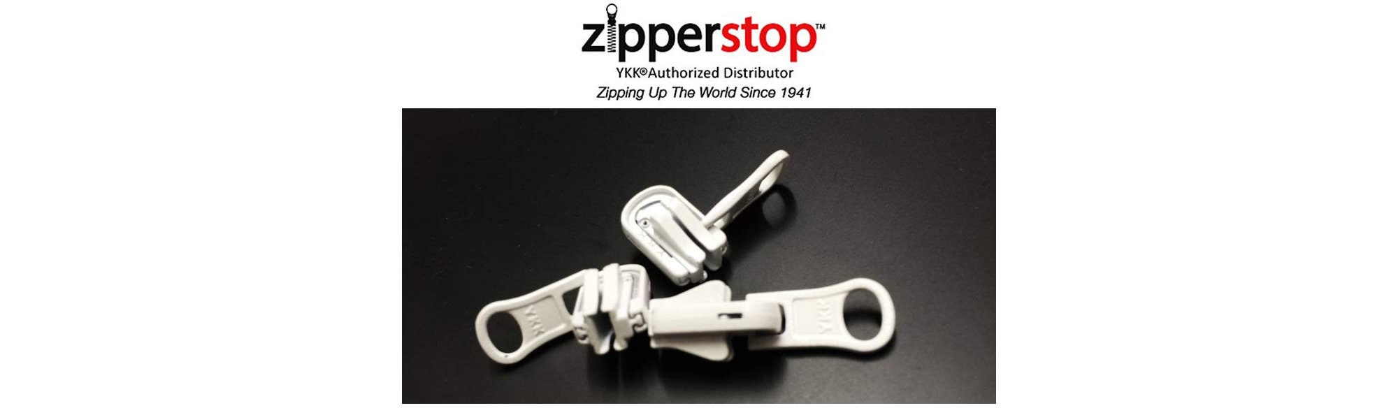 ZipperStop Distributor YKK Zipper Repair Kit Vislon ~ Universal #5 Molded  Black (12 Sliders) : : Fashion