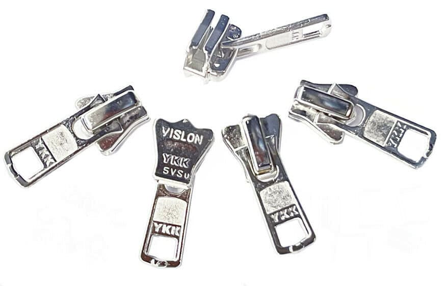 YKK Zipper Repair Kit 5 VISLON Auto-lock Sliders Suitable for Plastic  Molded 