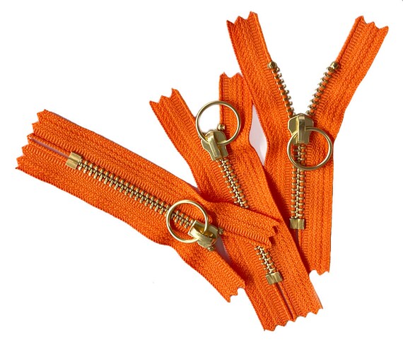 Zipper Pull for #5 YKK Plastic Zipper - Brass