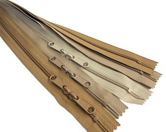 3pcs YKK #4.5 30" Nylon Coil Two-Way Zipper – Long Pull Sliders