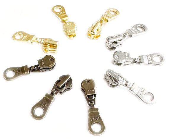 YKK #3 Doughnut Drop Metal Zipper Slider Repair Kit, Made in USA