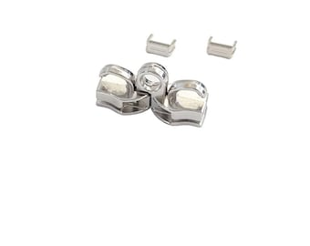 Size 5 Nylon Zipper Repair Kit – 2 Sliders with Stoppers