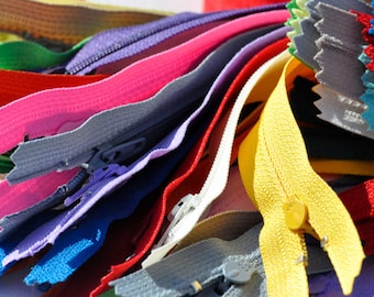 25 YKK Nylon Coil Zippers – 20 and 22 Inch, Skirt and Dress, Assorted Colors