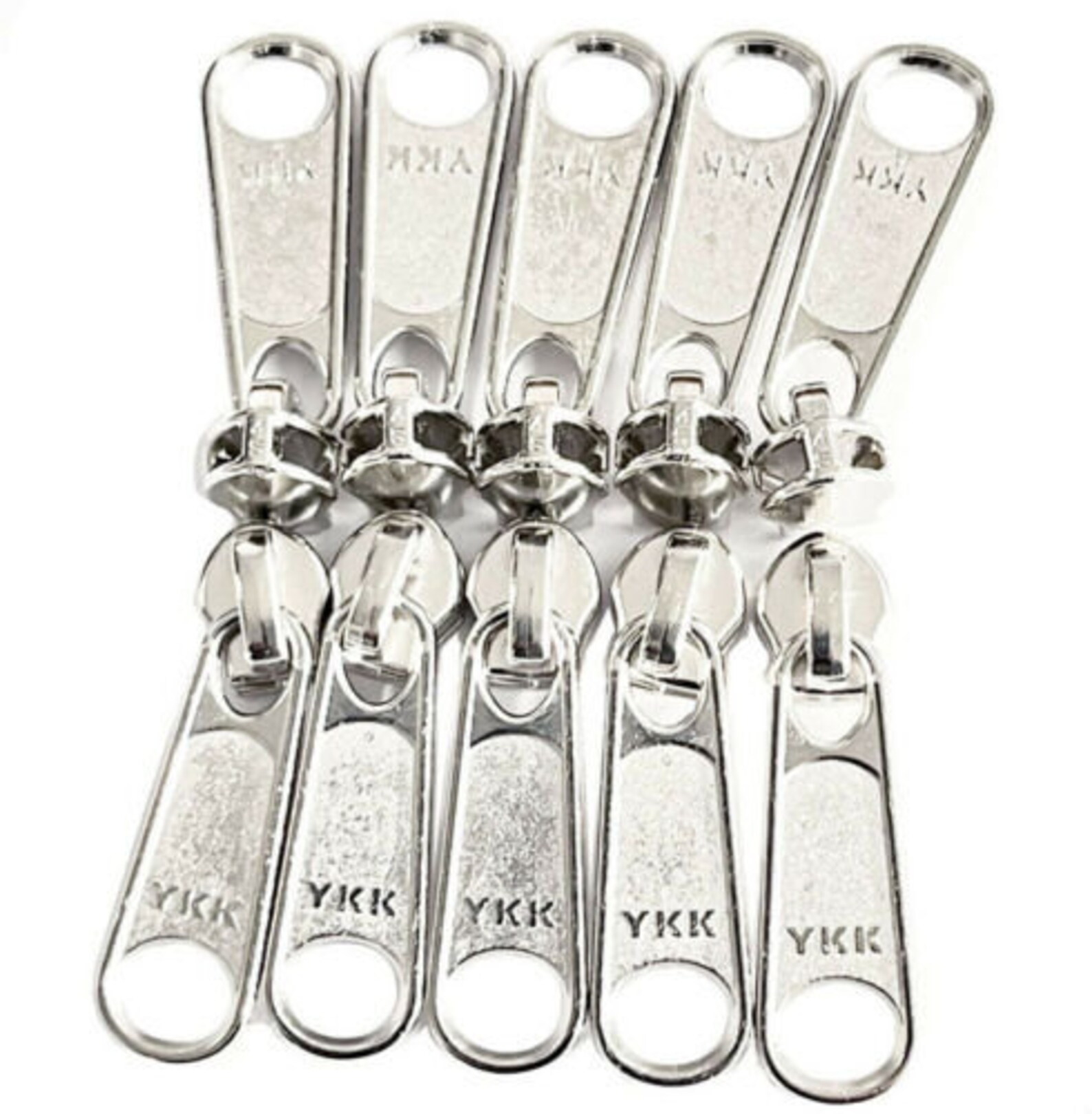 YKK Zipper Repair Kit 3 Aluminum Coil Long Pull NonLock Etsy