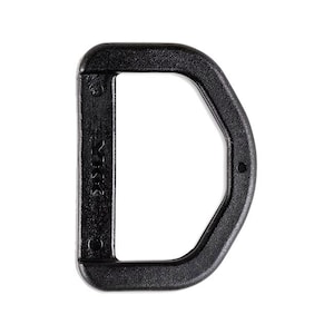 YKK D-Rings 3/4&quot; or 1 1/2&quot; Plastic Hardware Kit Strap Adjuster Color Black - 5pcs or 25pcs