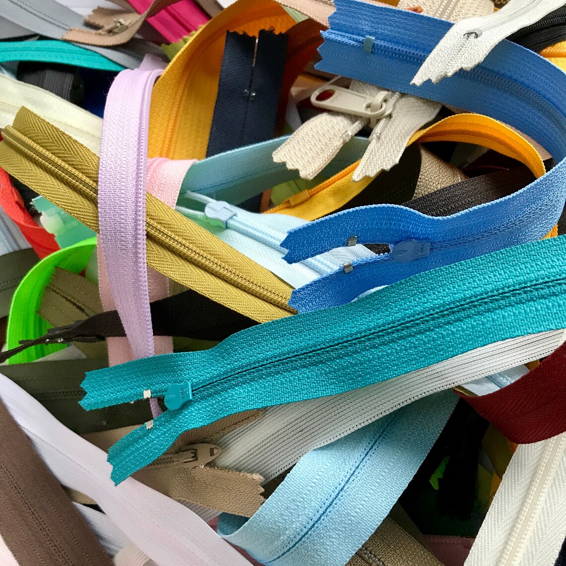 Ziipperstop ZIPPERSTOP YKK Coil Zipper Sale - Over 300 Assorted Zippers - Nylon ...