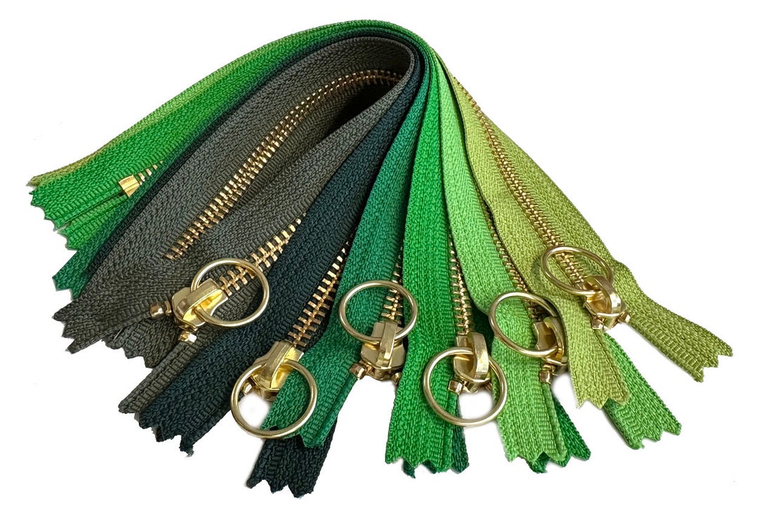 Italian Made High-Quality Finish #3 Brass Pant/Dress Zipper