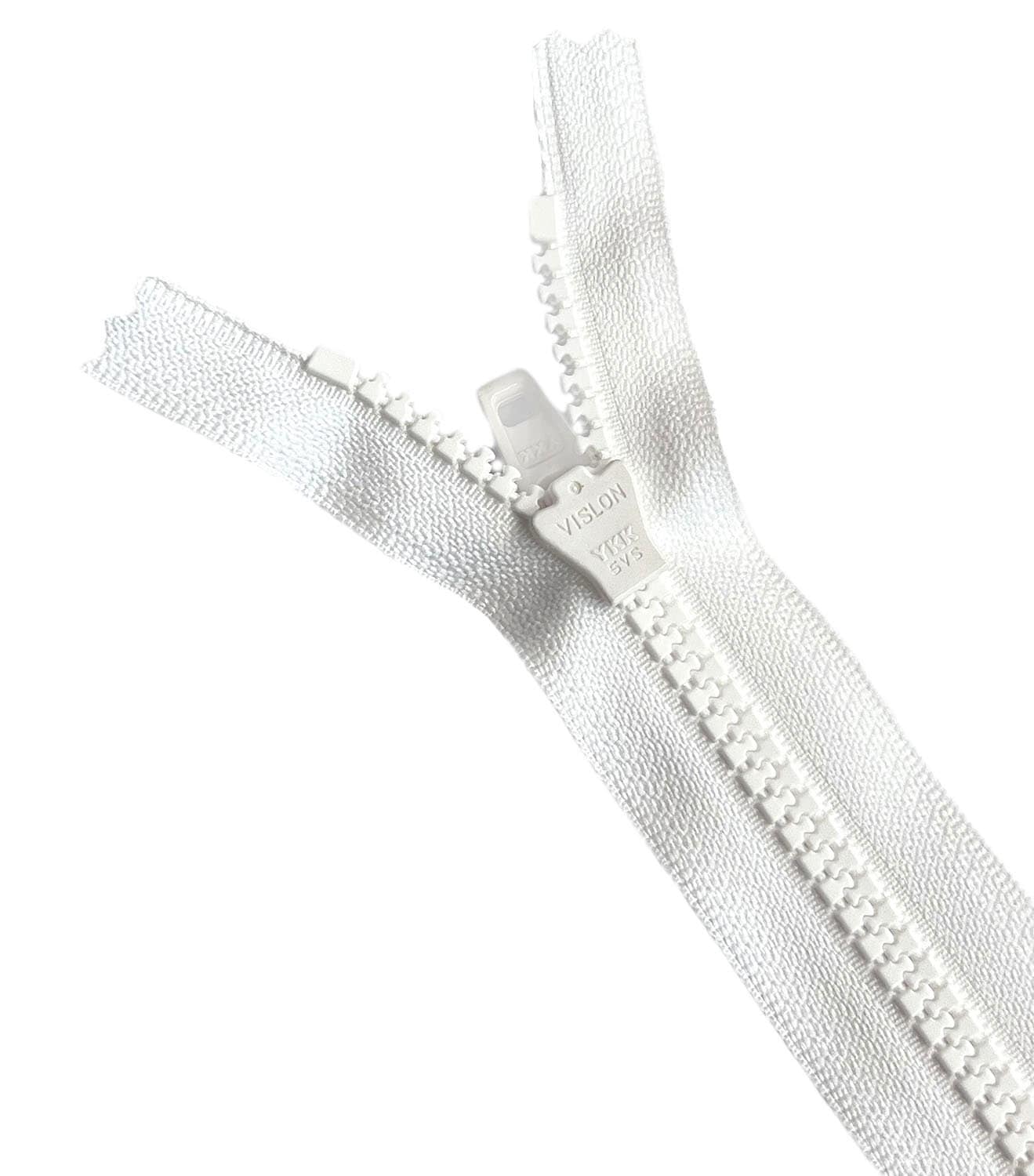 Cremallera Metálica YKK Del N.º 5, Extremo Abierto, 2 Cursores Bidireccional 50 Cm Para Chaquetas De Cuero X160215