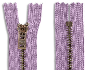 YKK #5 Antique Brass Jeans Closed Bottom Zipper (1 Zipper