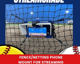 Gamechanger Fence Mount For IPhone, Mevo Start & GoPro - Baseball/Softball Recording Kit