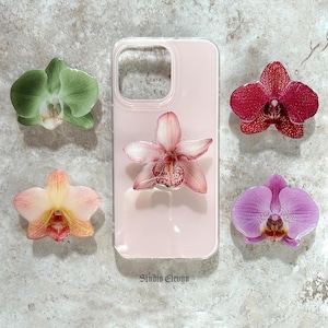 Orchid Flower Phone Grip