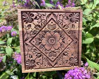 Handcrafted Sappy Walnut Trinket Box: Small Jewelry Keepsake