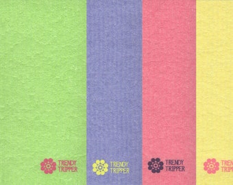 Set of 5 Trendy Tripper Swedish Dishcloths (dry sponge cloth) Multi-colors