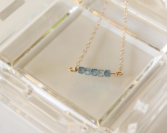 Aquamarine Necklace and Bracelet