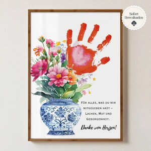 Abschiedsgeschenk Kindergarten, Erzieherin Geschenk, Kita Abschied, Danke, Tagesmutter, DIY Geschenk, Geschenkidee, Sofort Download