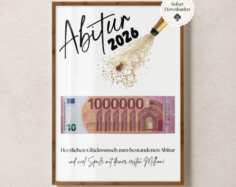 Graduation gift, money gift for graduating class of 2026, last-minute school graduation gift, DIY gift, graduation present, exam passed