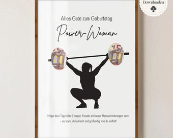 Money gift birthday, birthday gift, last minute creative gift for birthday PDF Instant download PDF, gift girlfriend
