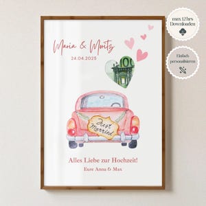 Personalized money gift for wedding, wedding gifts money, gift idea wedding, gift for the bride and groom