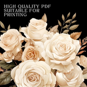 25 ícones florais de casamento, flores boho PNG do dia dos namorados, ícone de flores PNG, cartões de casamento, buquê de casamento png, ideia de dia dos namorados PNG